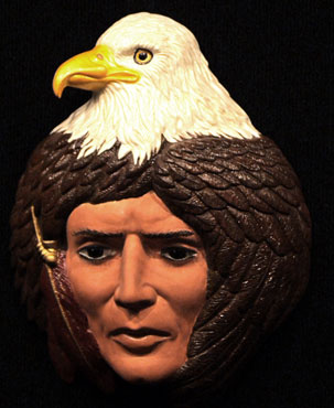 Indian Chief with Eagle